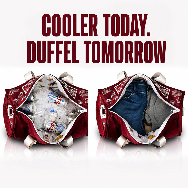 Load image into Gallery viewer, Texas A&amp;M University Duffel Cooler
