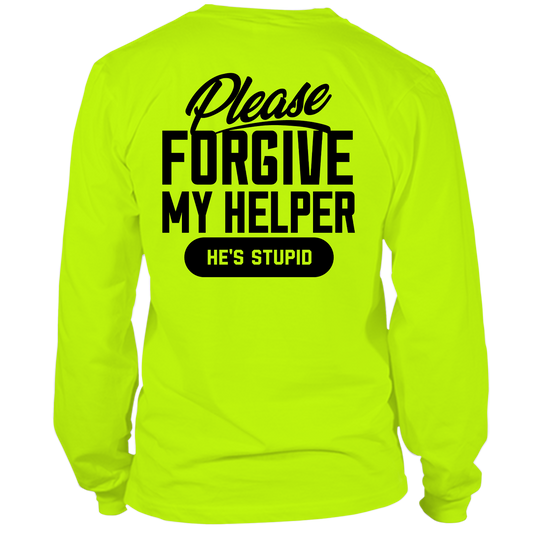 My Helper - Long Sleeve Hi-Vis T-Shirt