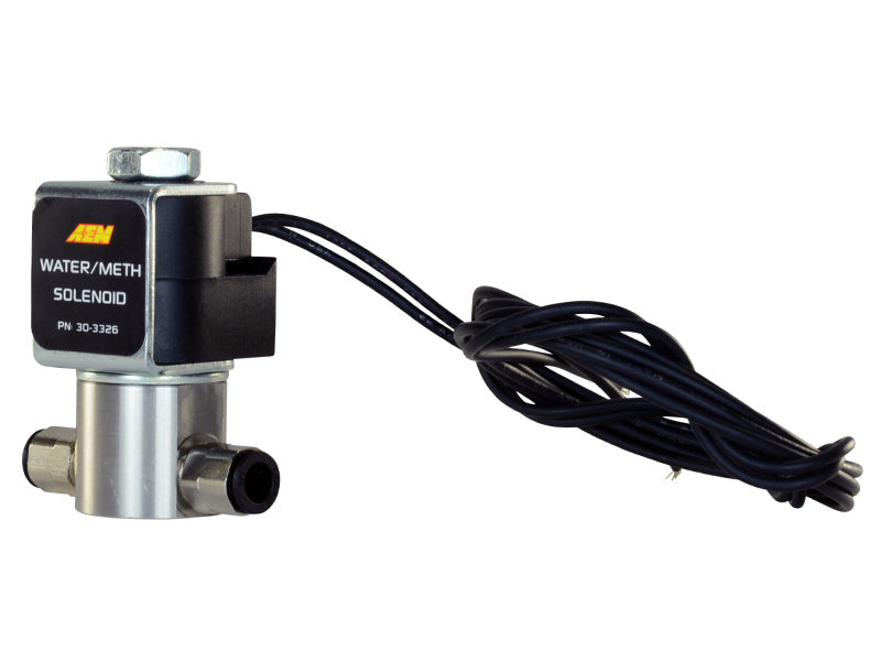 Load image into Gallery viewer, AEM Water/Methanol Injection System - High-Flow Low-Current WMI Solenoid - 200PSI 1/8in-27NPT In/Out 30-3326
