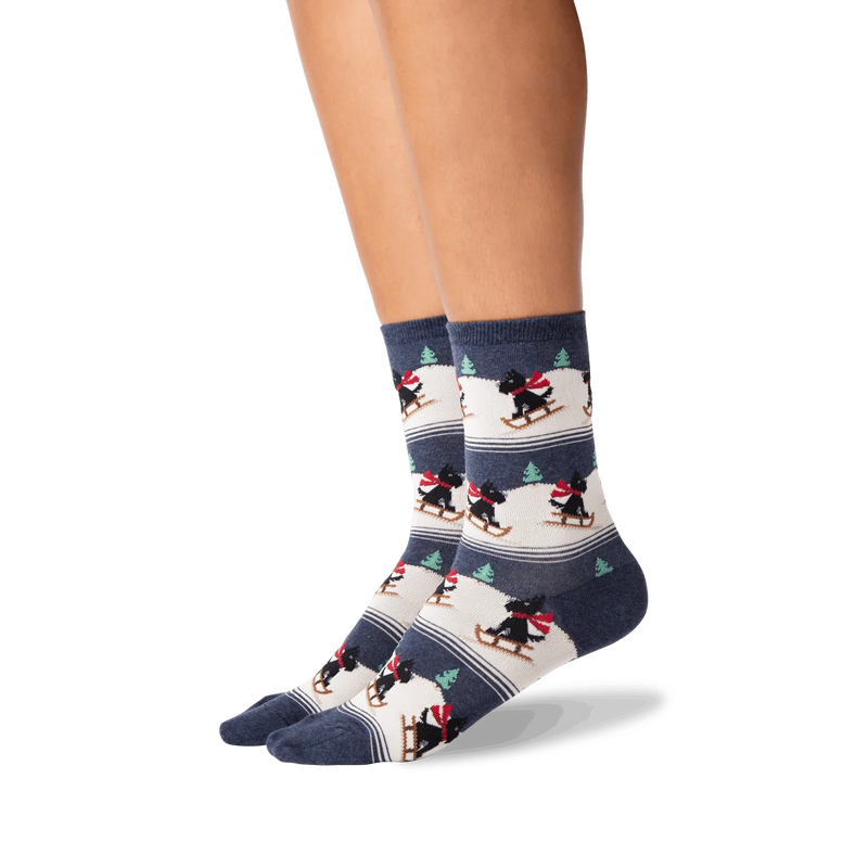 Load image into Gallery viewer, Sledding Scottie Dog
