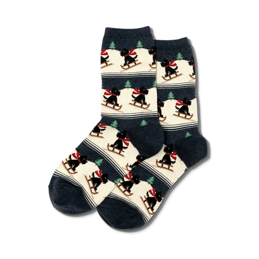 Sledding Scottie Dog