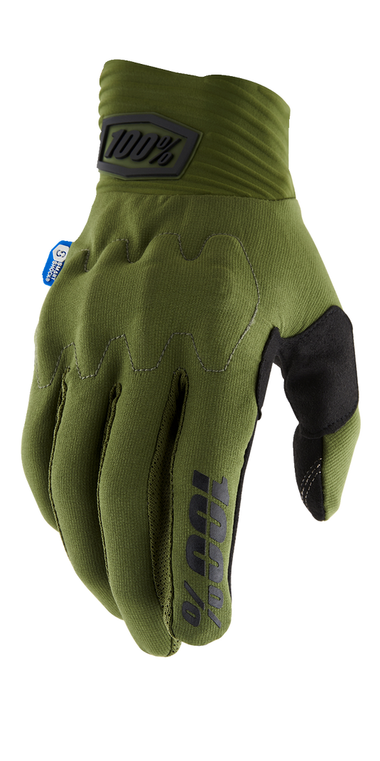 100% Cognito Smart Shock Gloves - Army Green/Black - 2XL 10014-00029