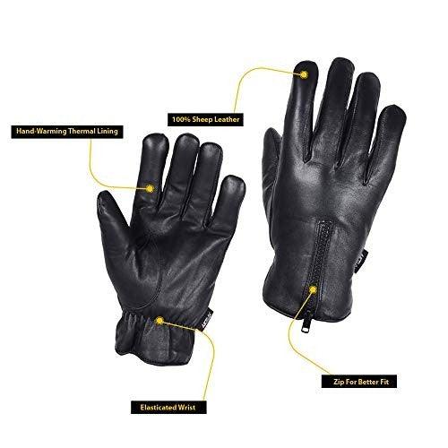 Load image into Gallery viewer, Men's Warm Winter Genuine Leather Driving Gloves
