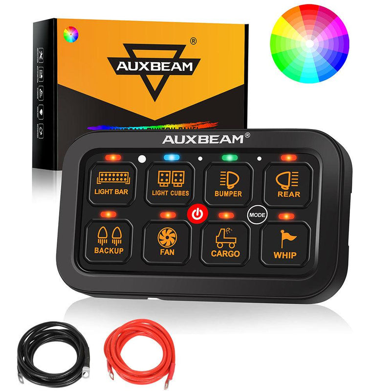 Load image into Gallery viewer, RA80 RGB Switch Panel, Toggle/ Momentary/ Pulsed Mode Supported (One-Sided Outlet)
