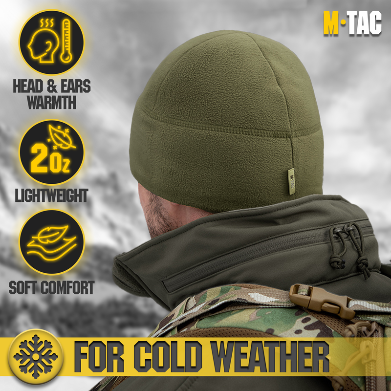 Load image into Gallery viewer, M-Tac Elite Fleece Watch Cap with Slimtex (250 g/m2)
