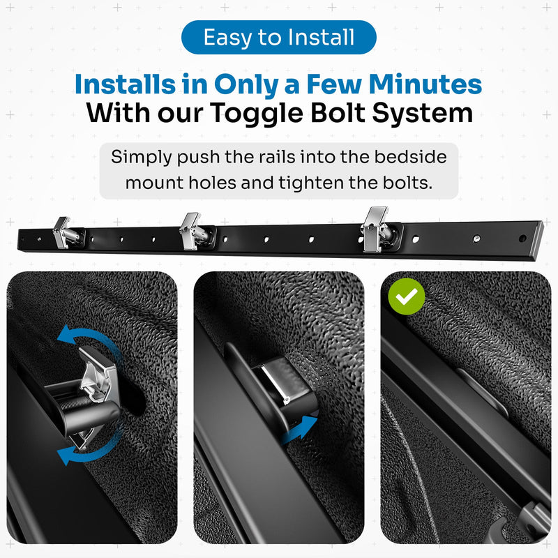 Load image into Gallery viewer, Integral Rails - Bedside Rail System - Chevrolet Colorado &amp; GMC Canyon (2023+)
