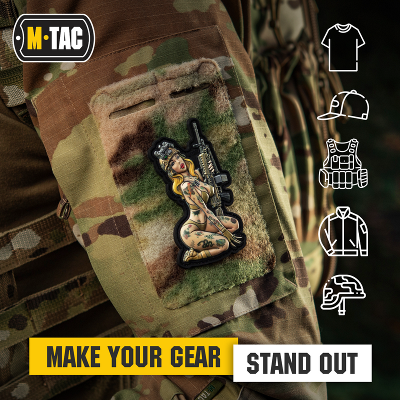 Load image into Gallery viewer, M-Tac Morale Patch Tactical Girl
