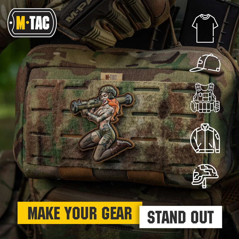 Load image into Gallery viewer, M-Tac Morale Patch Tactical Girl
