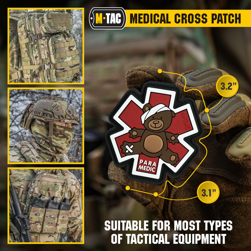 Load image into Gallery viewer, M-Tac Patch Paramedic Bear Embroidery
