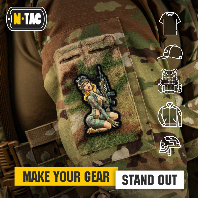 Load image into Gallery viewer, M-Tac Morale Patch Tactical Girl
