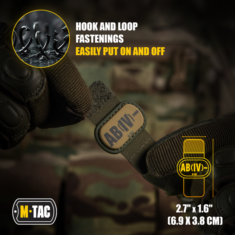 Load image into Gallery viewer, M-Tac Molle Medical Patch Blood Group
