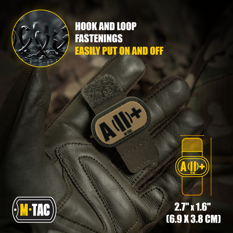 Load image into Gallery viewer, M-Tac Molle Medical Patch Blood Group
