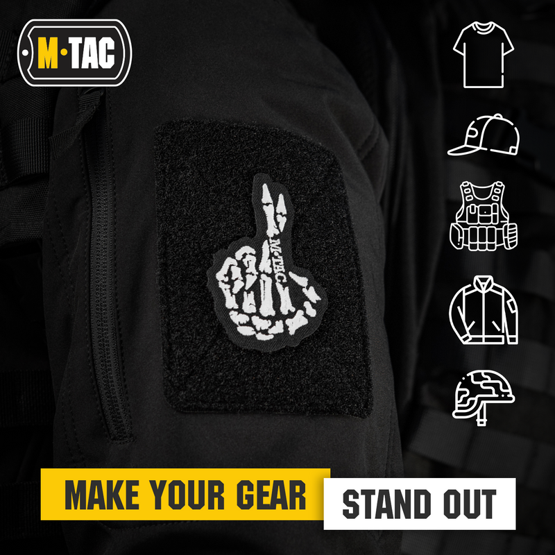 Load image into Gallery viewer, M-Tac GITD Patch Crossed Fingers (Embroidered)
