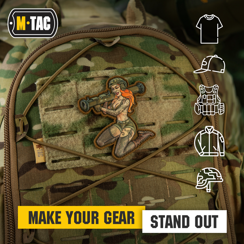Load image into Gallery viewer, M-Tac Morale Patch Tactical Girl
