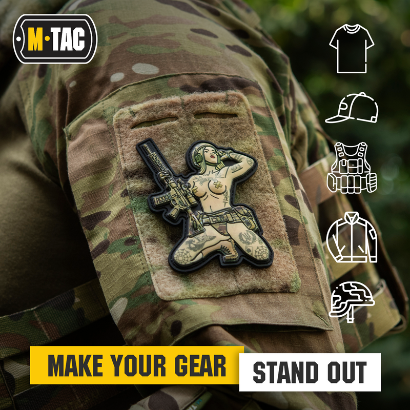 Load image into Gallery viewer, M-Tac Morale Patch Tactical Girl
