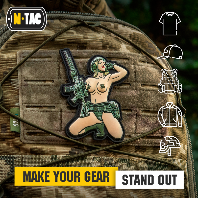 Load image into Gallery viewer, M-Tac Morale Patch Tactical Girl
