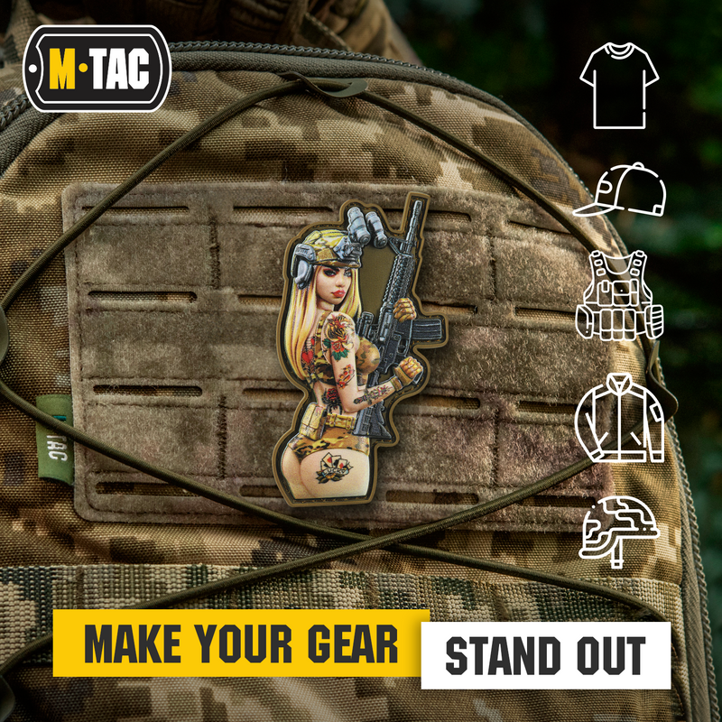 Load image into Gallery viewer, M-Tac Morale Patch Tactical Girl
