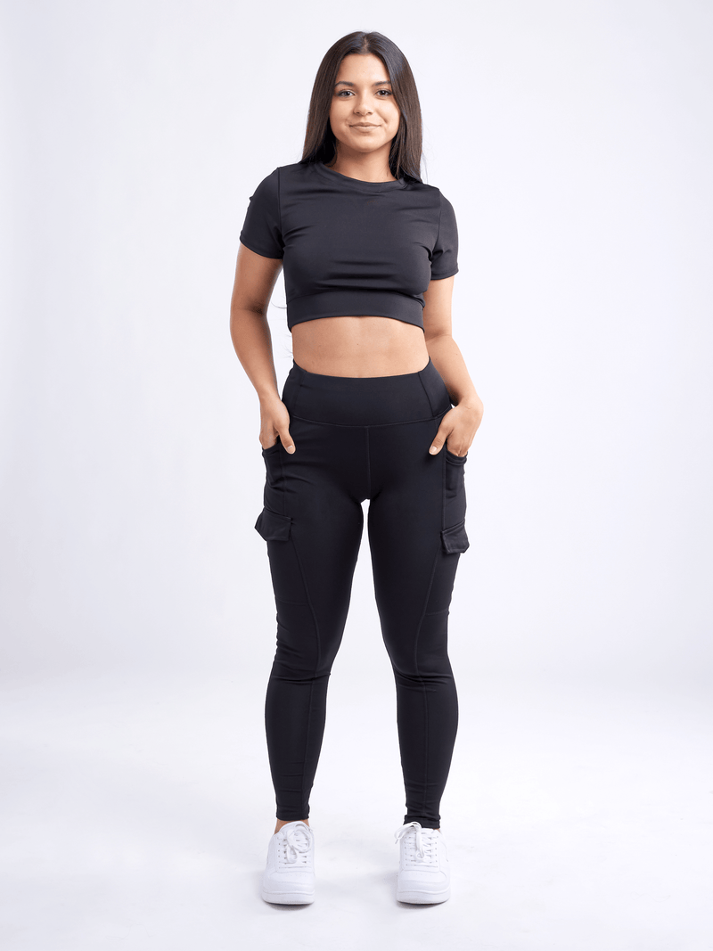 Load image into Gallery viewer, JupiterGear High-Waisted Leggings with Side Cargo Pockets
