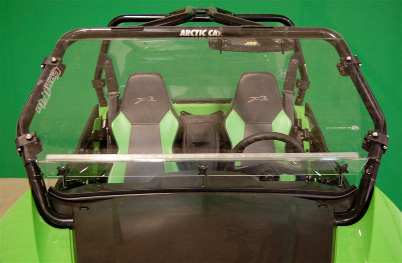 Load image into Gallery viewer, Trail Armor Arctic Cat Wildcat Trail, Wildcat Trail XT, Wildcat Trail Limited EPS, Wildcat Sport Limited EPS, Wildcat Sport XT, Wildcat Sport CoolFlo Windshield with Fast Clamps DoT Approved Rated AS4 2014 - 2017
