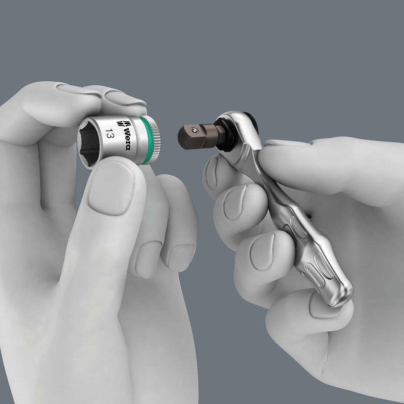 Load image into Gallery viewer, Wera Kompakt Zyklop Mini 2 Metric Socket/Bit Driver Set (27-Piece Set)
