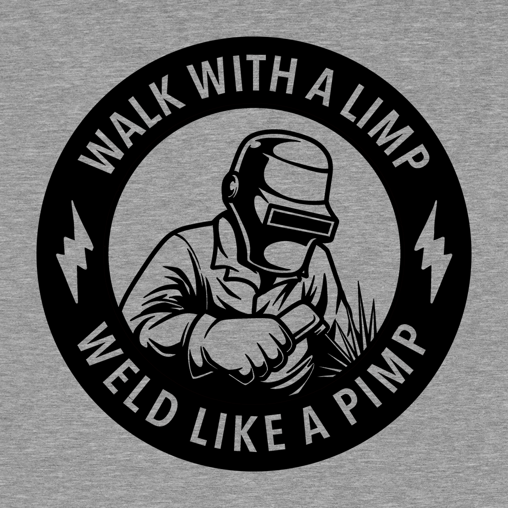 Weld Like a Pimp - Long Sleeve Hi-Vis T-Shirt