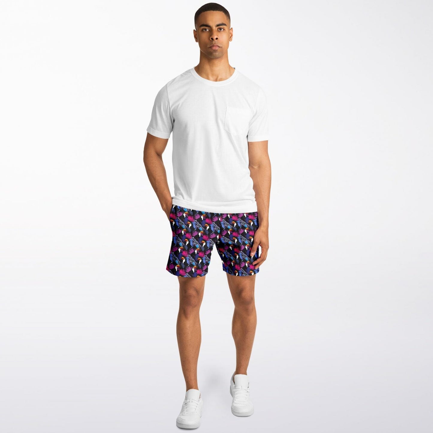 Rad Palm Toucan Attack Fashion Shorts
