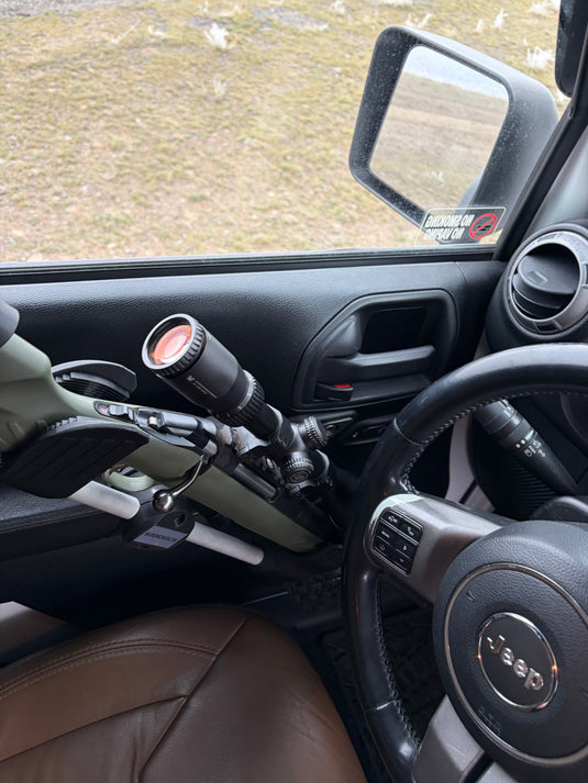 Sidekick Door-Mounted Gun Rack – 2011-2018 Jeep Wrangler JK