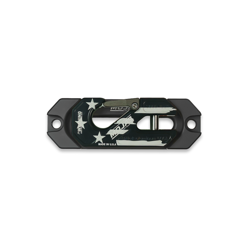 Load image into Gallery viewer, Side By Side / UTV Aluminum Recessed Winch Shackle with Fairlead Kit. (LIFE TIME WARRANTY*)
