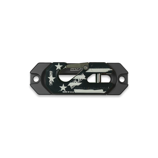 Side By Side / UTV Aluminum Recessed Winch Shackle with Fairlead Kit. (LIFE TIME WARRANTY*)