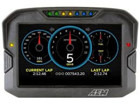 AEM Electronics Digital Dash, CD-7LG, Carbon Housing, Data Logging, GPS, CAN Bus, Kit