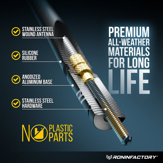 CHEVY & GMC TUFFLOCK® SHORT FLEXIBLE ANTENNA (5 INCH)