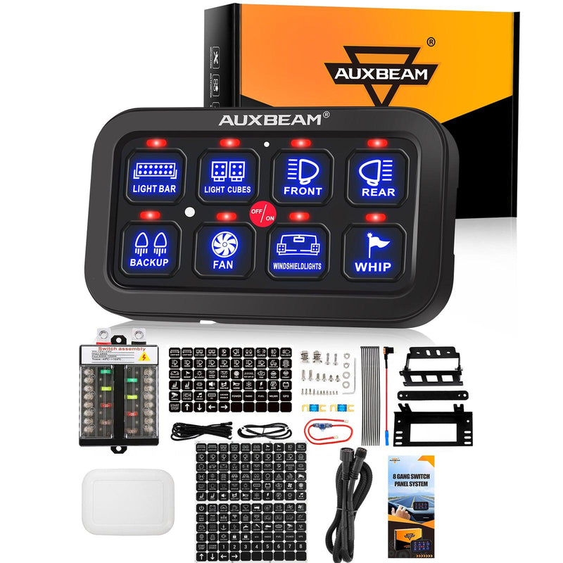 Load image into Gallery viewer, Single Series 6/8 Gang LED Switch Panel,Off Road Light Controller
