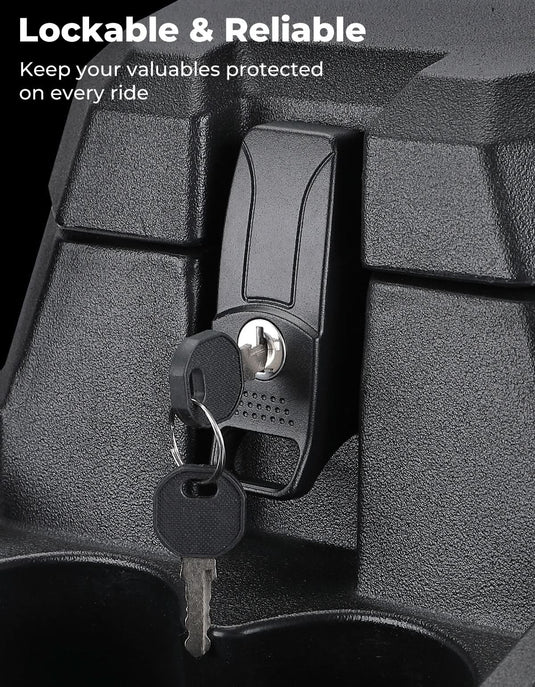 UTV Bench Seat Center Console Box for Polaris Ranger XP 1000/Crew 2017-2026