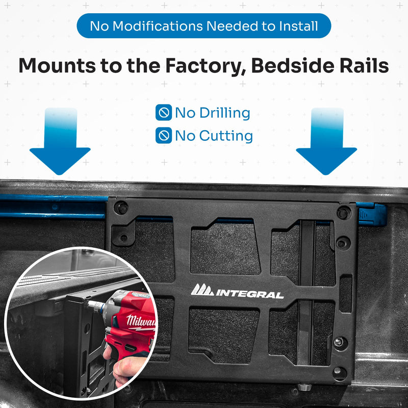 Load image into Gallery viewer, Integral Bedside Panel - Toyota Tacoma (2005+), Tundra (2007+), Jeep Gladiator (2019+)
