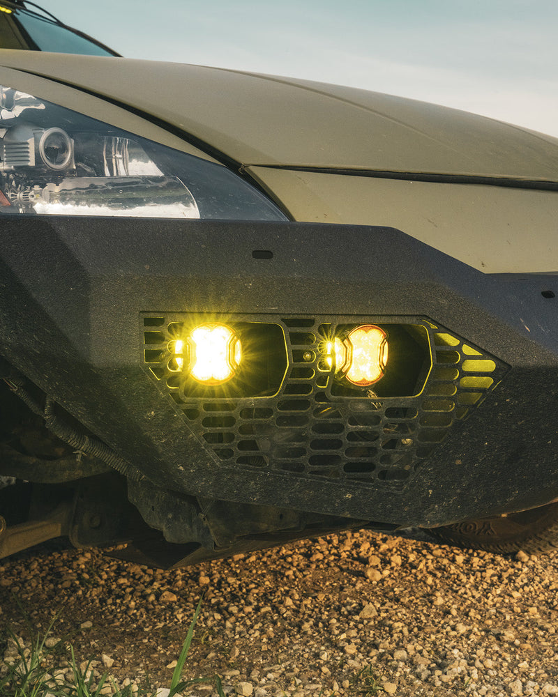 Load image into Gallery viewer, V-ULTRA Series | 3 Inch 108W LED Side Shooter Amber Pod Lights with Amber DRL
