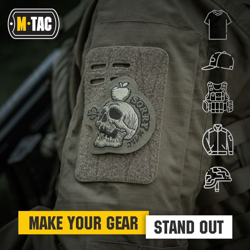 Load image into Gallery viewer, M-Tac “SORRY” Embroidered Morale Patch
