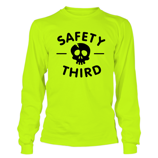 Safety Third - Long Sleeve Hi-Vis T-Shirt