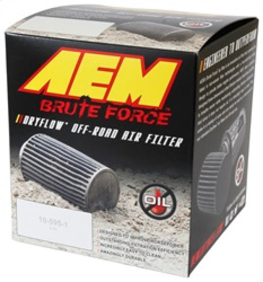 AEM Induction AEM Dryflow 3.25in. X 5in. Round Tapered Air Filter 21-2110BF