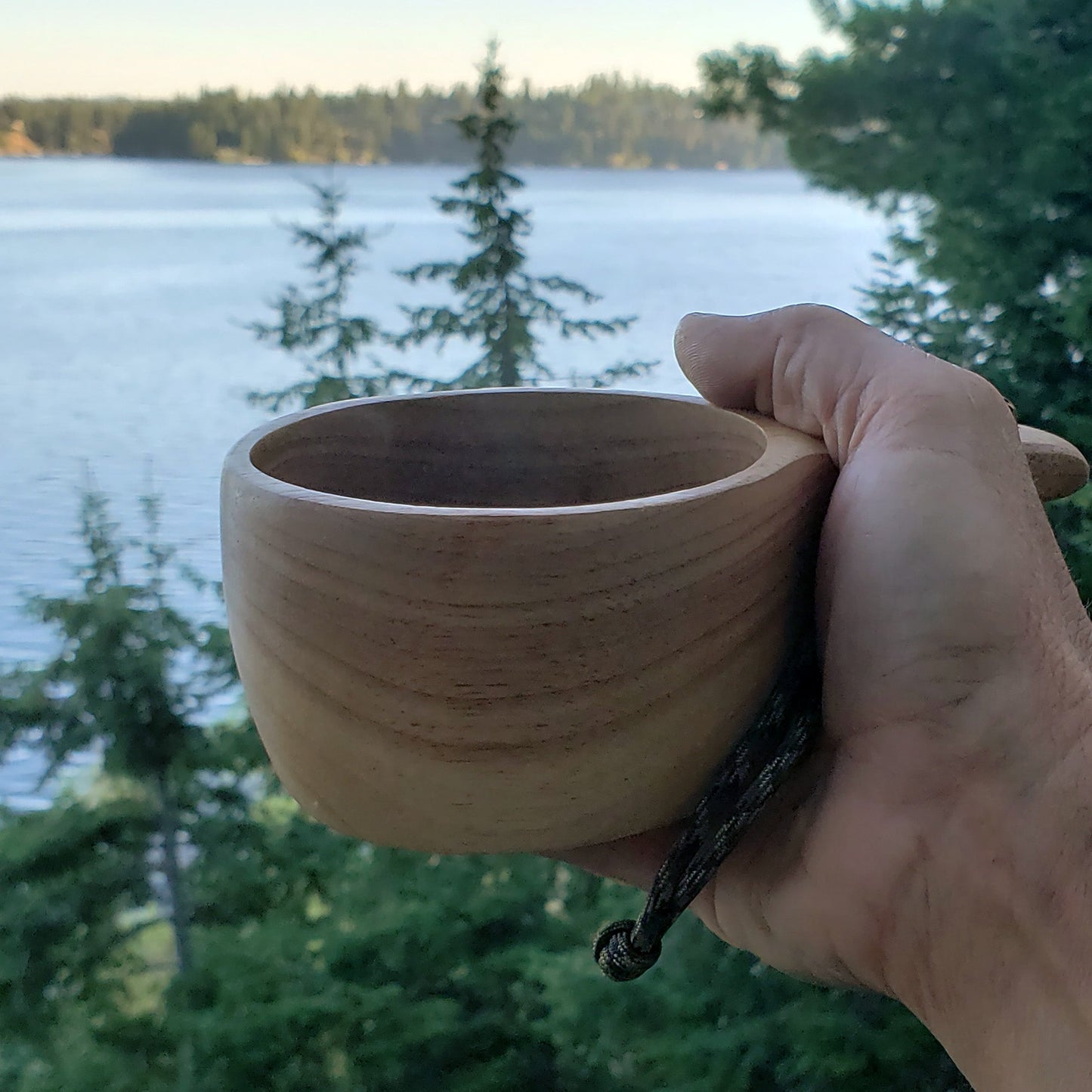 Kyrre™ Carved Nordic Kuksa - Solid Wood Camp Mug - Large 12 oz (350ml)