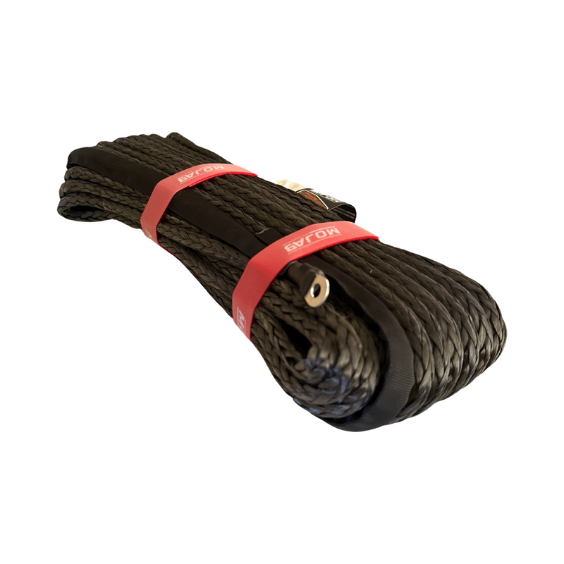 Load image into Gallery viewer, 3/8&#39;&#39; x 85&#39; Synthetic Winch Rope with forged winch hook
