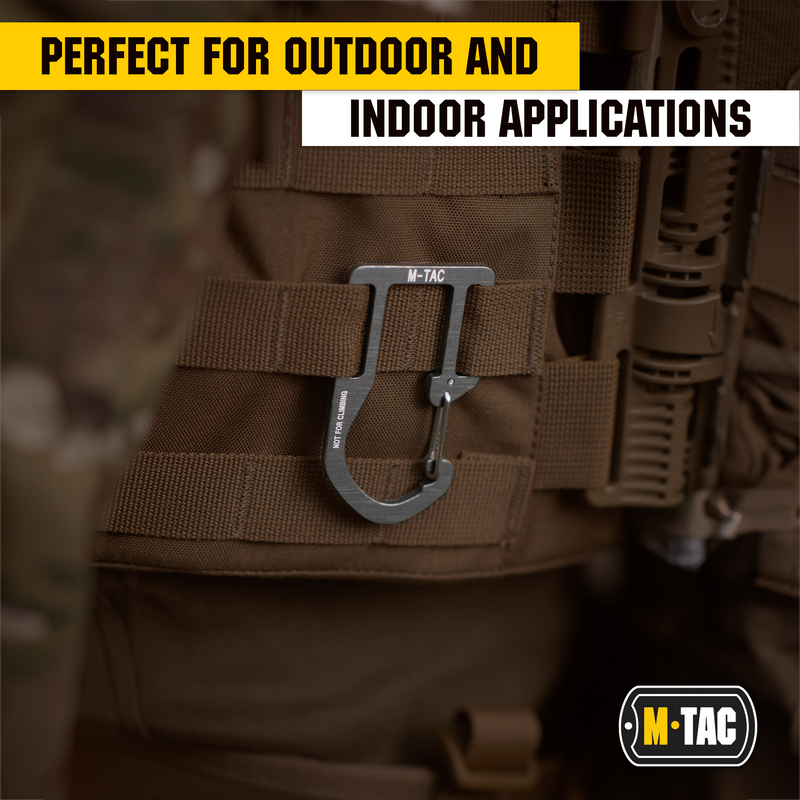 Load image into Gallery viewer, M-Tac Aluminum Carabiner for Backpack Molle (Set of 3)

