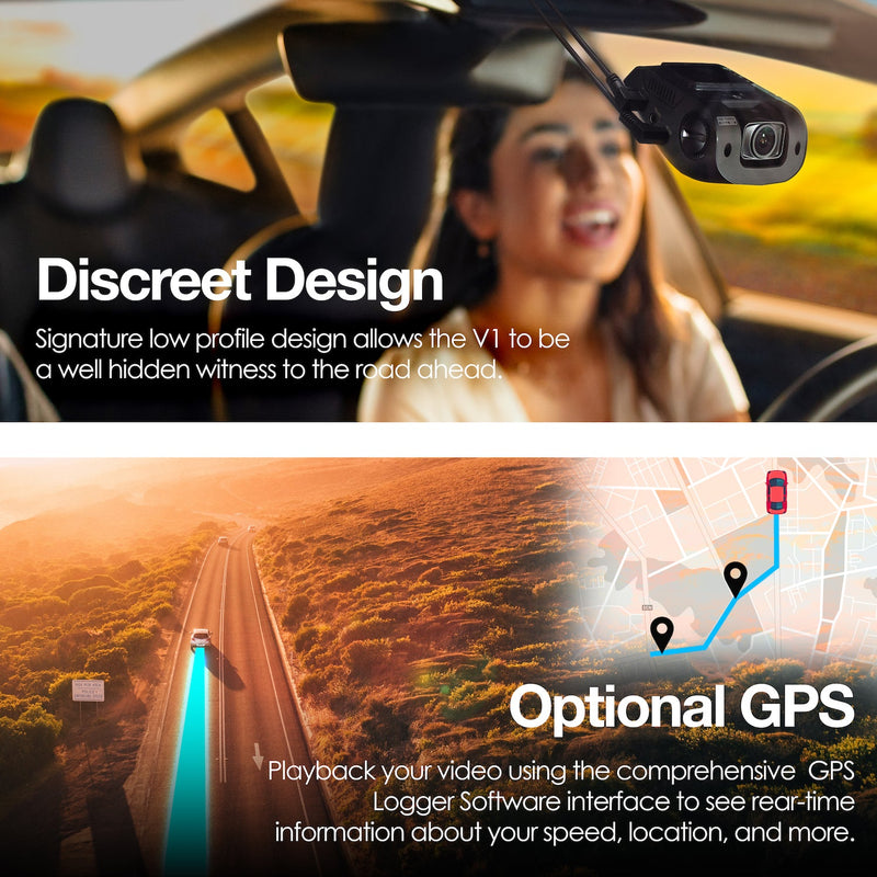 Load image into Gallery viewer, Rexing V1-4K Ultra HD Car Dash Cam with Wi-Fi
