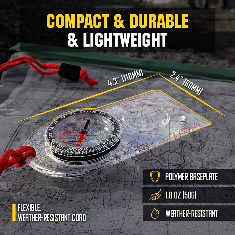 Load image into Gallery viewer, M-Tac Map Compass (Set of 3)
