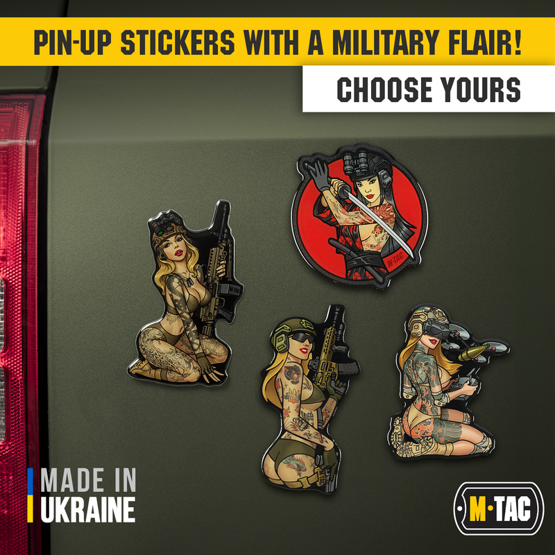 Load image into Gallery viewer, M-Tac Morale Sticker Tactical Girl
