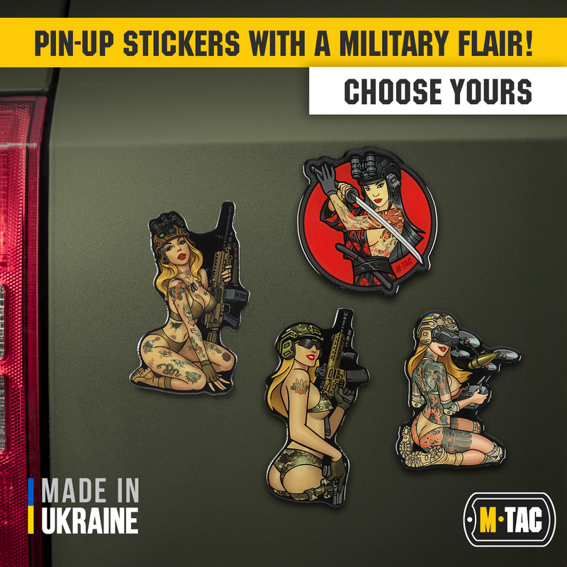 Load image into Gallery viewer, M-Tac Morale Sticker Tactical Girl

