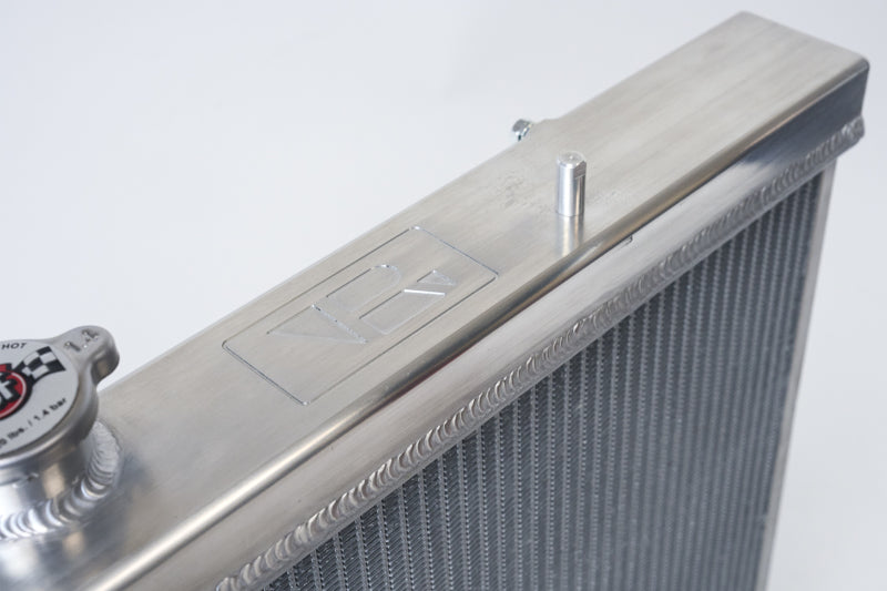 Load image into Gallery viewer, CSF R32 Nissan Skyline GT-R / GT-S Full Billet Aluminum High-Performance Radiator - Raw Finish

