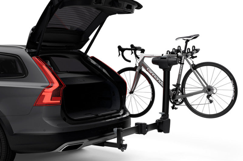 Load image into Gallery viewer, Thule Apex XT Swing 4 - Hanging Hitch Bike Rack w/Swing-Away Arm (Up to 4 Bikes) - Black
