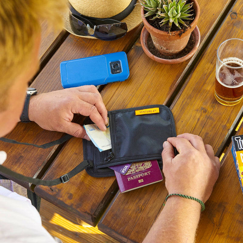 Load image into Gallery viewer, Slim Minimalist Design Travel Neck Wallet
