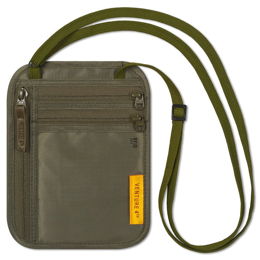 Slim Minimalist Design Travel Neck Wallet