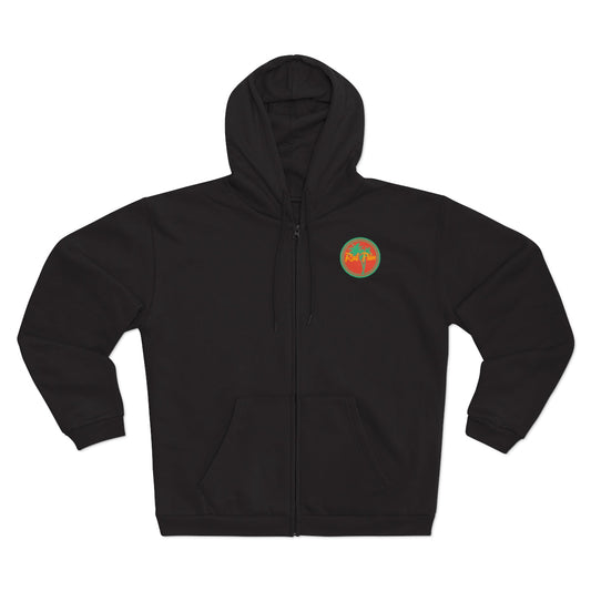 Rad Palm Tiki Unisex Hooded Zip Sweatshirt